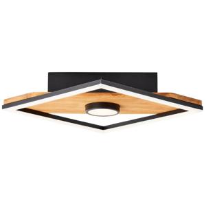 Brilliant Houten led plafondlamp Woodbridge S G99755/76