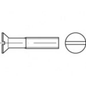 TOOLCRAFT TO-5361282 Verzonken schroeven M5 90 mm Sleuf RVS A2 100 stuk(s)