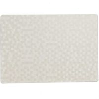 Stevige luxe Tafel placemats Stones wit 30 x 43 cm   - - thumbnail