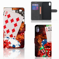 Apple iPhone Xs Max Wallet Case met Pasjes Casino - thumbnail