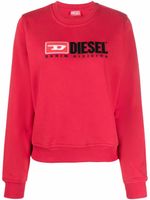 Diesel sweat à logo brodé - Rouge - thumbnail