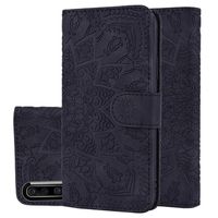 Mandala Series Samsung Galaxy A50 Wallet Case - Zwart