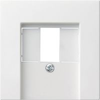 GIRA 0276 03 TAE-contactdoos Afdekking System 55, Standaard 55, E2, Event, Event Clear, Event Opaque, Esprit, ClassiX Zuiver wit