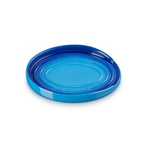 LE CREUSET - Aardewerk - Lepelhouder ovaal 15cm Azure