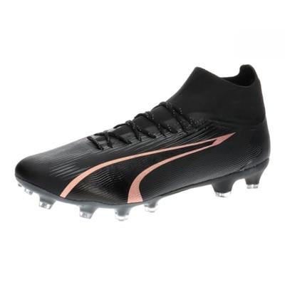 PUMA Ultra Pro FG/AG voetbalschoenen voor heren, Puma zwart, koper, roze, 43 EU