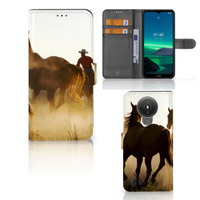 Nokia 1.4 Telefoonhoesje met Pasjes Design Cowboy - thumbnail