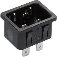 Kaiser 767/10/63/sw/C koudrechte connector 767 stekker, inbouw verticaal totaal aantal polen: 2 + PE