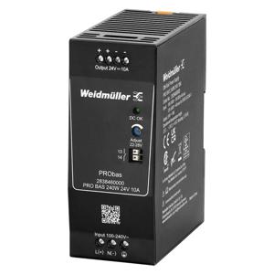 Weidmüller PRO BAS 240W 24V 10A DIN-rail netvoeding Inhoud: 1 stuk(s)