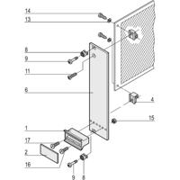 nVent SCHROFF 20818020 19 modulesteunen 5 stuk(s) - thumbnail