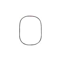 FalconEyes Studio Accessoires - Opvouwbare achtergrondwand Wit 148 x 200 cm