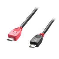 Lindy 31759 USB-kabel 1 m USB 2.0 Micro-USB B Zwart - thumbnail