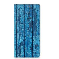 Motorola Moto G13 | G23 Book Wallet Case Wood Blue - thumbnail