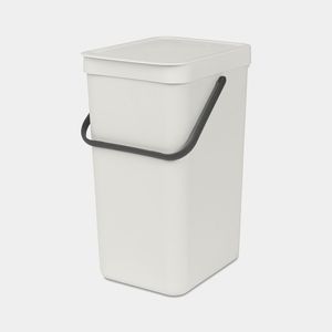 Brabantia Sort & Go Afvalemmer / Opberger 16 L - Grijs