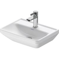 Duravit D-Neo Fonteinbak 45x33.5x13cm 1 kraangat rechthoek Keramiek Wit 0738450041 - thumbnail