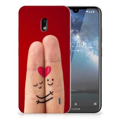 Nokia 2.2 Silicone Back Cover Liefde - Origineel Romantisch Cadeau