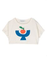 Bobo Choses t-shirt crop Tomato Plate - Tons neutres