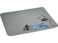 TRU COMPONENTS ESDM-500BG ESD-bureaumatset Grijs (l x b x h) 590 x 500 x 2 mm