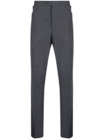 FURSAC pantalon en laine vierge à coupe droite - Gris - thumbnail