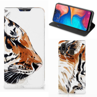 Bookcase Samsung Galaxy A30 Watercolor Tiger