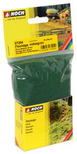 NOCH Flock medium green schaalmodel onderdeel en -accessoire Gras