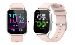 Denver SW-181ROSE smartwatch / sport watch 4,32 cm (1.7") IPS Digitaal Touchscreen Zilver