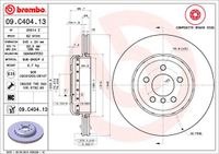 Remschijf BREMBO, Remschijftype: Binnen geventileerd, u.a. für BMW