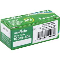 Murata Knoopcel 366 1.55 V 10 stuk(s) 30 mAh Zilveroxide SR1116-PBWW - thumbnail