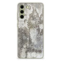 Samsung Galaxy S21FE TPU Siliconen Hoesje Beton Print - thumbnail