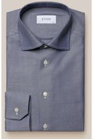 ETON Contemporary Fit Overhemd Marine, Effen - thumbnail