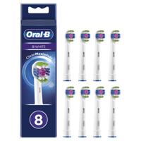 Oral-B 3D White Opzetborstel Met CleanMaximiser-technologie, Verpakking Van 8Stuks