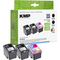 KMP Inktcartridge vervangt HP 301XL, CH563EE, CH564EE Compatibel Combipack Zwart, Cyaan, Magenta, Geel H77V 1719,4055 - thumbnail