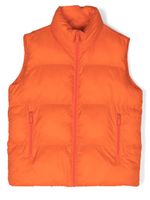 DSQUARED2 KIDS gilet matelassé à logo imprimé - Orange - thumbnail