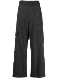 STUDIO TOMBOY pantalon droit à taille ceinturée - Gris