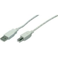 LogiLink 5m USB 2.0 USB-kabel USB A Mini-USB B Grijs - thumbnail