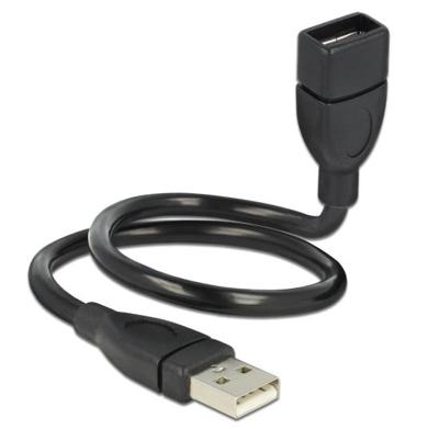 Delock 83498 Kabel USB 2.0 Type-A male > USB 2.0 Type-A female VormKabel 0,35 m Delock 83498 Kabel USB 2.0 Type-A male > USB 2.0 Type-A female VormKabel 0,35 m