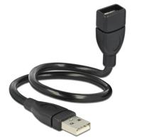 Delock 83498 Kabel USB 2.0 Type-A male > USB 2.0 Type-A female VormKabel 0,35 m