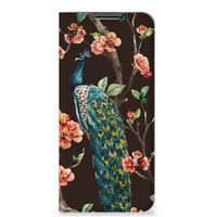 OPPO A54 5G | A74 5G | A93 5G Hoesje maken Pauw met Bloemen