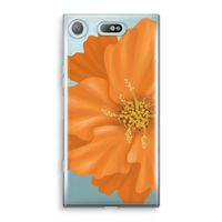 Orange Ellila flower: Sony Xperia XZ1 Compact Transparant Hoesje