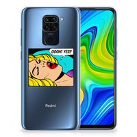 Xiaomi Redmi Note9 Silicone Back Cover Popart Oh Yes - thumbnail