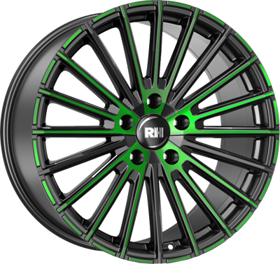 RH ALURAD WM Flowforming Groen gepolijst