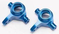 Steering blocks, aluminum, left & right (blue-anodized) - thumbnail