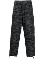 Mackintosh pantalon imprimé à poches cargo - Noir