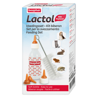 Beaphar Lactol Voedingsset Inclusief Zuigflesje - Melkvervanging - per stuk Beaphar Lactol Voedingsset Inclusief Zuigflesje - Melkvervanging - per stuk