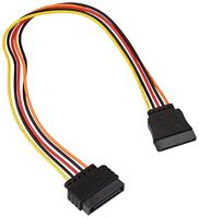 DELOCK Kabel Power SATA 15-pins stekker > SATA 15 pin female verlenging 30 cm