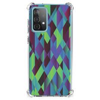 Samsung Galaxy A52 4G/5G Shockproof Case Abstract Green Blue