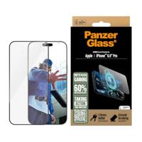 PanzerGlass Matte Surface Screen Protector voor Apple iPhone 16 Pro Max 6,9 inch 2024 | Gemaakt voor gamers, hoge aanraakgevoeligheid, val-/krasbescherming, rand tot rand dekking, eenvoudig te