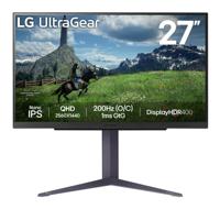 LG UltraGear 27GS85Q-B gaming monitor 2x HDMI, 1x DisplayPort, Nano IPS, 180Hz (O/C 200Hz) - thumbnail