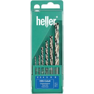 Heller Tools 17735 D HSS Metaal-spiraalboorset 6-delig 2 mm, 3 mm, 4 mm, 5 mm, 6 mm, 8 mm Kobalt DIN 338 Cilinderschacht 1 set(s)