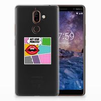 Nokia 7 Plus Silicone Back Cover Popart Princess