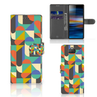 Sony Xperia 10 Telefoon Hoesje Funky Retro - thumbnail